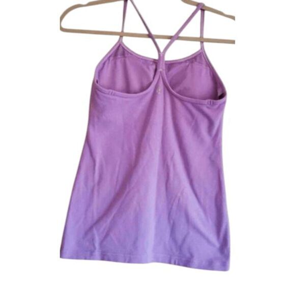 LULULEMON ATHLETICA Power Y Tank in Lilac Size 6 - Picture 3 of 3
